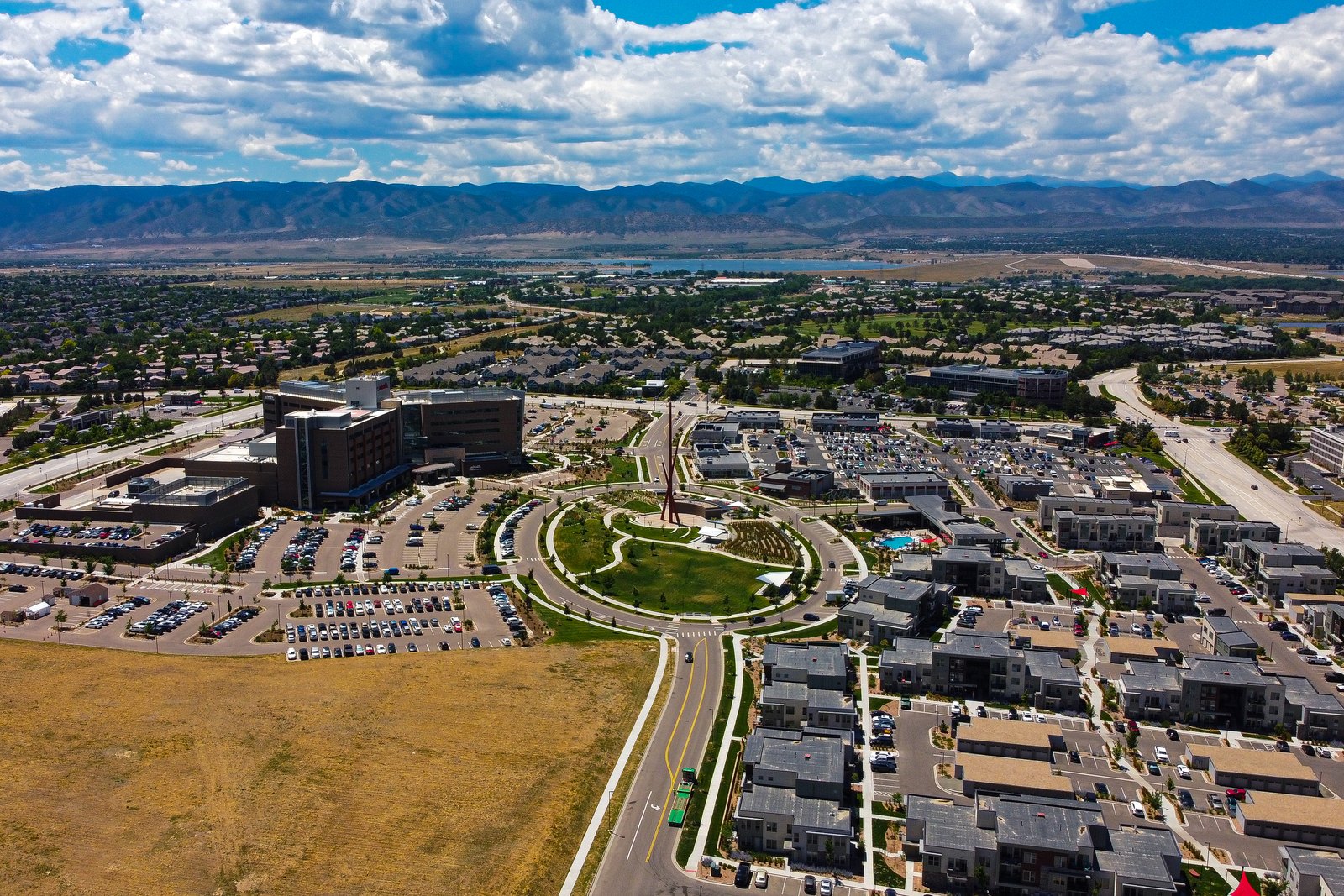 Highlands Ranch, Colorado, from the air